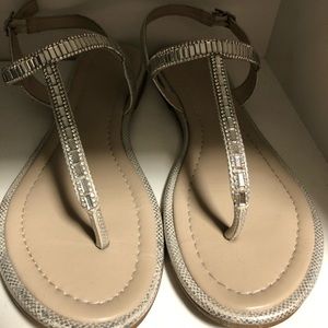 Aldo T-Strap Sandals. Size 8.5